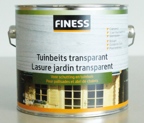Finess Tuinbeits Transparant